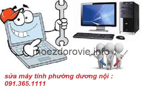 sửa máy tính tại phường dương nội