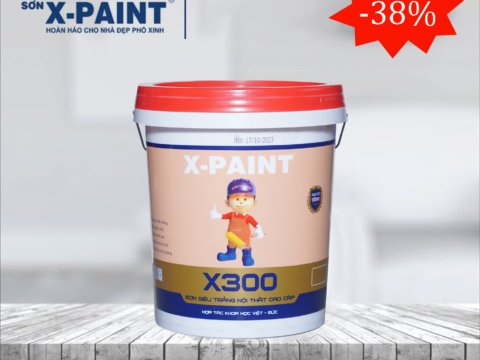 Sơn Siêu Trắng X300 Sơn X-paint Chất Lượng